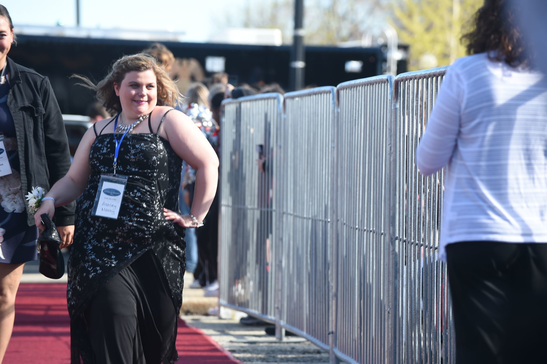 Ashley Mathy struts her stuff